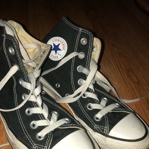 Black women’s high top  converse